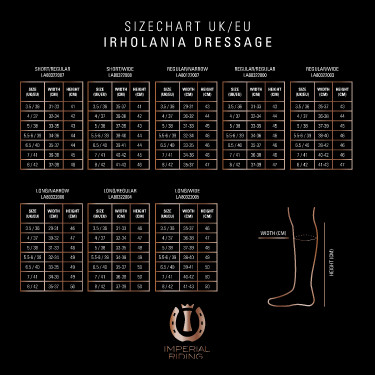 Stivali da equitazione Imperial Riding Olania Dressage Corti/Normali Stivali da equitazione Imperial Riding Olania Dressage Corti/Normali