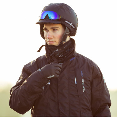 Scaldacollo leggero per l'estate Finn-Tack Pro Nero