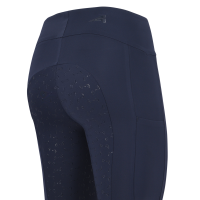 Leggings da equitazione Euro-Star Empower FullGrip Marina Blu marino