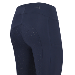 Leggings da equitazione Euro-Star Empower FullGrip Marina Blu marino