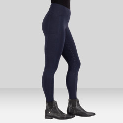 Leggings da equitazione Euro-Star Empower FullGrip Marina Blu marino
