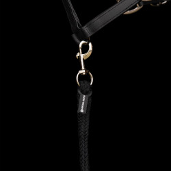 Lunga da attacco Imperial Riding Classic con moschettone semplice Nero