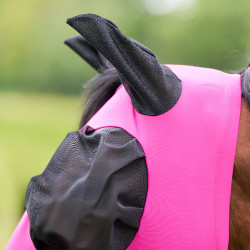 Maschera anti-mosche con naso Imperial Riding Trail ride Rosa