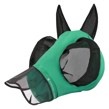 Maschera anti-mosche con naso Imperial Riding Trail ride Blu
