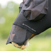 Maschera anti-mosche con naso Imperial Riding Trail ride Nero