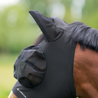Maschera anti-mosche Imperial Riding Trail ride Nero