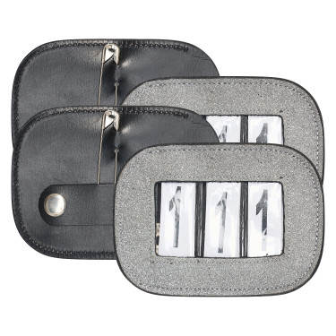 Numero della competizione HV Polo Gloria square per 2 Argentato Argento