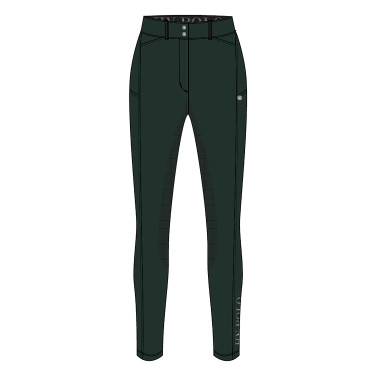 Pantaloni da equitazione HV Polo Cleo FullGrip Verde petrolio