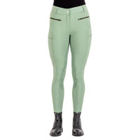 Pantaloni da equitazione HV Polo Favourite Sporty FullGrip Verdure Verde Pantaloni da equitazione HV Polo Favourite Sporty FullGrip Verdure Verde