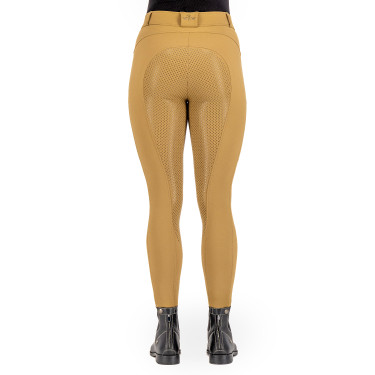 Pantaloni da equitazione HV Polo Favourite Sporty FullGrip Paglia Marrone