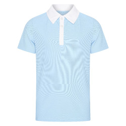 Maglietta polo HV Polo Robby Bambini Azzurro chiaro Blu
