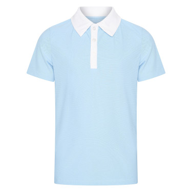 Maglietta polo HV Polo Robby Bambini Azzurro chiaro Blu