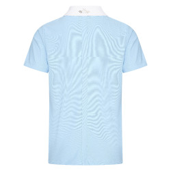 Maglietta polo HV Polo Robby Bambini Azzurro chiaro Blu