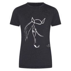 T-shirt HV Polo Wendy Bambini Nero