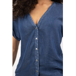 Blusa Harcour Shaina Marina Blu marino Blusa Harcour Shaina Marina Blu marino