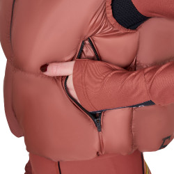 Gilet corto con zip da donna Equestro Sequoia