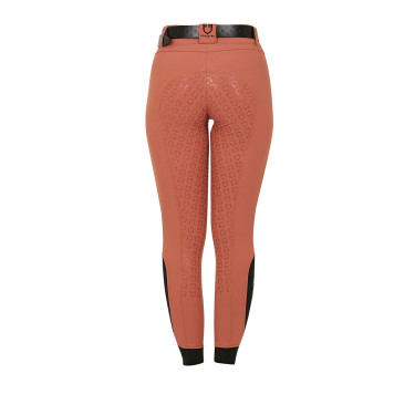 Pantaloni a vita alta con grip integrale da donna Equestro Sequoia Pantaloni a vita alta con grip integrale da donna Equestro Sequoia