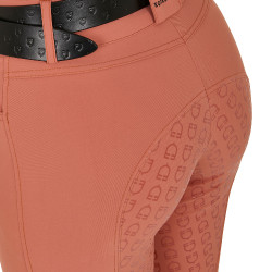 Pantaloni a vita alta con grip integrale da donna Equestro Sequoia Pantaloni a vita alta con grip integrale da donna Equestro Sequoia