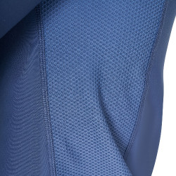 Polo da allenamento a maniche lunghe da uomo taglio aderente Equestro Mare di Bering Blu Polo da allenamento a maniche lunghe da uomo taglio aderente Equestro Mare di Bering Blu