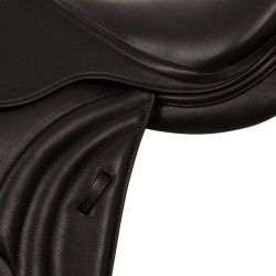 Sella da salto in cuoio doppio modello Las Vegas Supreme Marrone scuro