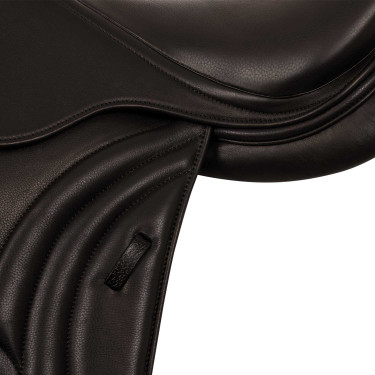 Sella da salto in cuoio doppio modello Las Vegas Supreme Marrone scuro