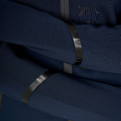 Felpa tecnica da donna in jersey con cerniera Equestro Blazer marine Blu marino