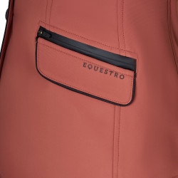 Giacca da concorso da donna in tessuto tecnico elasticizzato Equestro Sequoia Marrone Giacca da concorso da donna in tessuto tecnico elasticizzato Equestro Sequoia Marrone