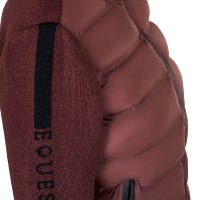 Giacca da donna Equestro in nylon e maglia con cerniera Cammeo rosa Giacca da donna Equestro in nylon e maglia con cerniera Cammeo rosa