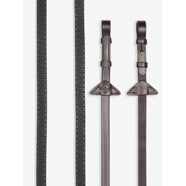Redini in gomma morbida LeMieux Avana / ottone Marrone