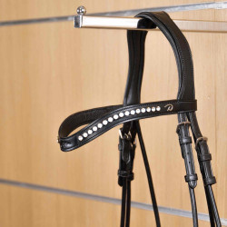 Frontalino a V Mezzi Swarovski Bianchi New English Collection by Dy'on Nero Frontalino a V Mezzi Swarovski Bianchi New English Collection by Dy'on Nero