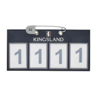 Targhetta d’identificazione Kingsland 4 posti Classic in confezione da 2 Marina Blu marino