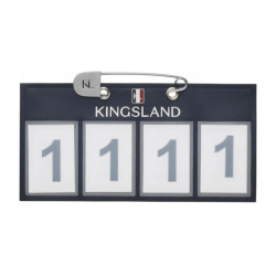 Targhetta d’identificazione Kingsland 4 posti Classic in confezione da 2 Marina Blu marino