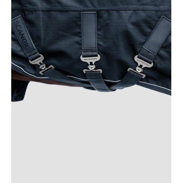 Coperta da esterno Waldhausen Scandic High Neck Light Blu notte