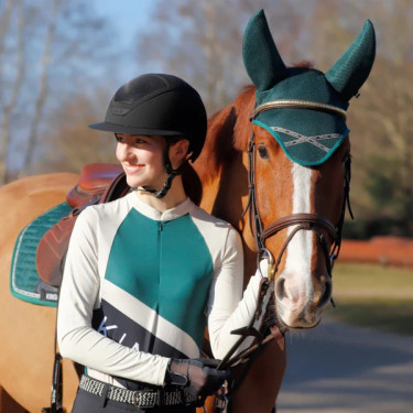 Top da allenamento Kingsland KLNatasha donna Maggiolino verde di giugno