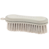 Spazzola per testa Ti amo Equithème Strass Beige