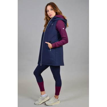Gilet lungo senza maniche Harcour Booster Marina Blu marino