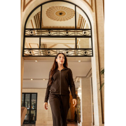 Jogging in maglia Harcour Andrea Cacao Marrone Jogging in maglia Harcour Andrea Cacao Marrone