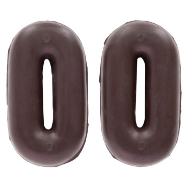 Fermaglio per martingala Covalliero Marrone rotondo