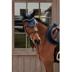 Cuffia anti-mosche Kentucky wellington frizzante Marina Blu marino