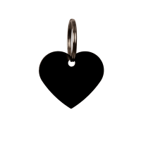 Medaglia da Incidere a Forma di Cuore Grooming Deluxe by Kentucky Nero