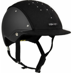 Casco Casco Apart Iconico Brillante nero cristalli medi