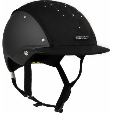 Casco Casco Apart Iconico Brillante nero cristalli medi
