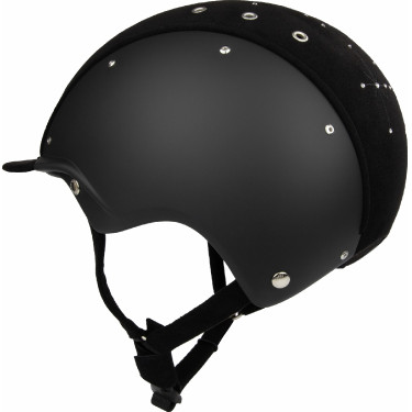 Casco Casco Apart Iconico Brillante nero cristalli medi
