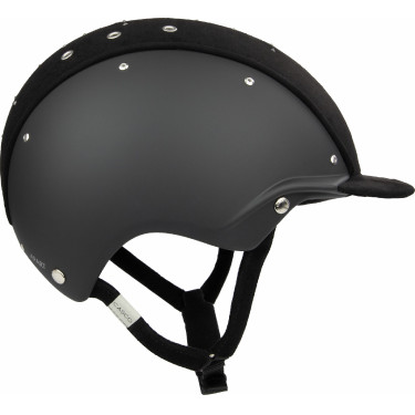 Casco Casco Apart Iconico Brillante nero cristalli medi