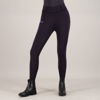 Leggings da equitazione Imperial Riding Comfi Sparks invernali FullGrip donna Marina Blu marino