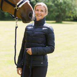 Giacca trapuntata leggera da donna Horze Alicia Blu navy Giacca trapuntata leggera da donna Horze Alicia Blu navy