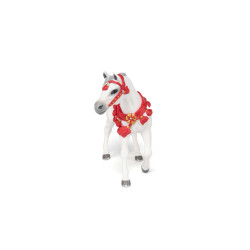 Cavallo Arabo bianco in tenuta da parata Papo Cavallo Arabo bianco in tenuta da parata Papo