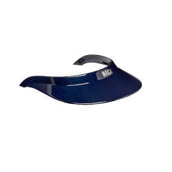 Visiera per casco NACA XL Blu carbone brillante