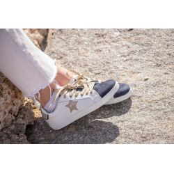 Sneakers Penelope Neptune Bianco / blu navy