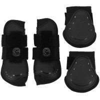 Gambali e paranocche Ti amo Equithème Nero